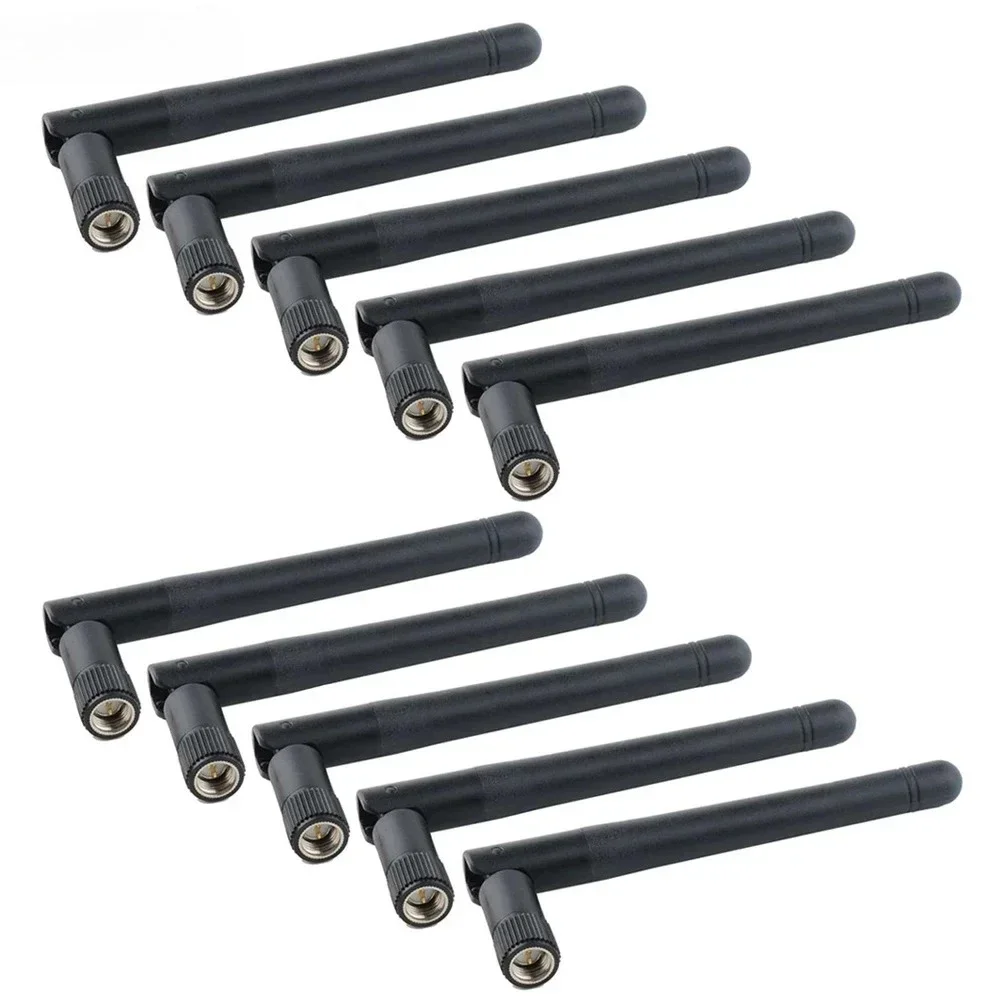 10PCS 2,4G 5,8G Dual Band Antenne 3DBi 11CM SMA Stecker/RP-SMA Stecker für Router BT Internet Karte Smart Home Sicherheit Überwachung