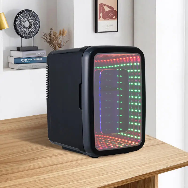 

Mini-fridge, 4-litre mini-fridge with Dimmable Light Emitting Diode