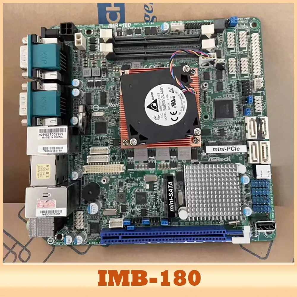 For ASRock Mini-ITX Industrial Motherboard IMB-180 REV.G/A 1.04B