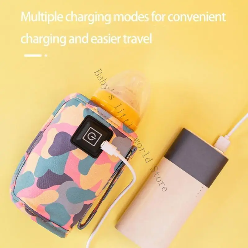 Владелец детской бутылочки с вуалирующей изоляцией и встроенным нагревательным компонентом. Модифицируемый ремень. Постоянный