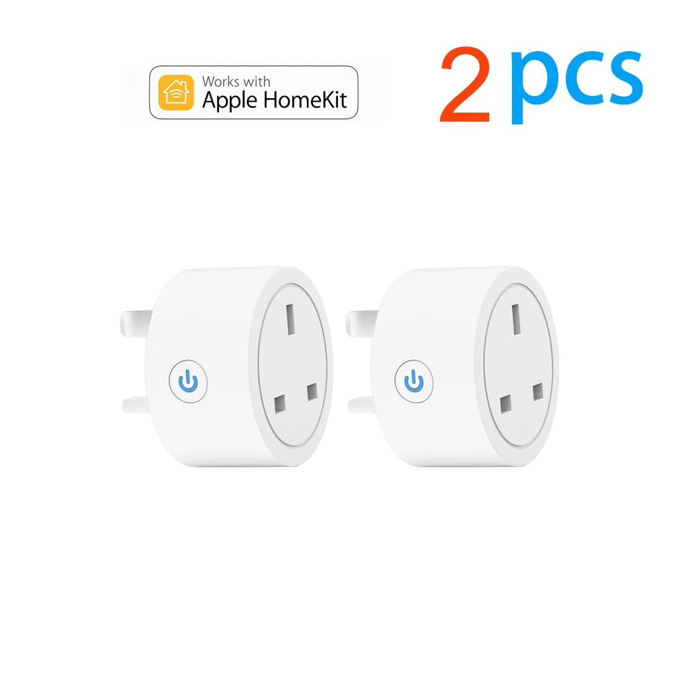 20A Tuya Smart Socket WiFi UK Plug 3pin Adapter Home Alexa Voice Control With Energy Monitering Timer Function Power Outlet Set image 3