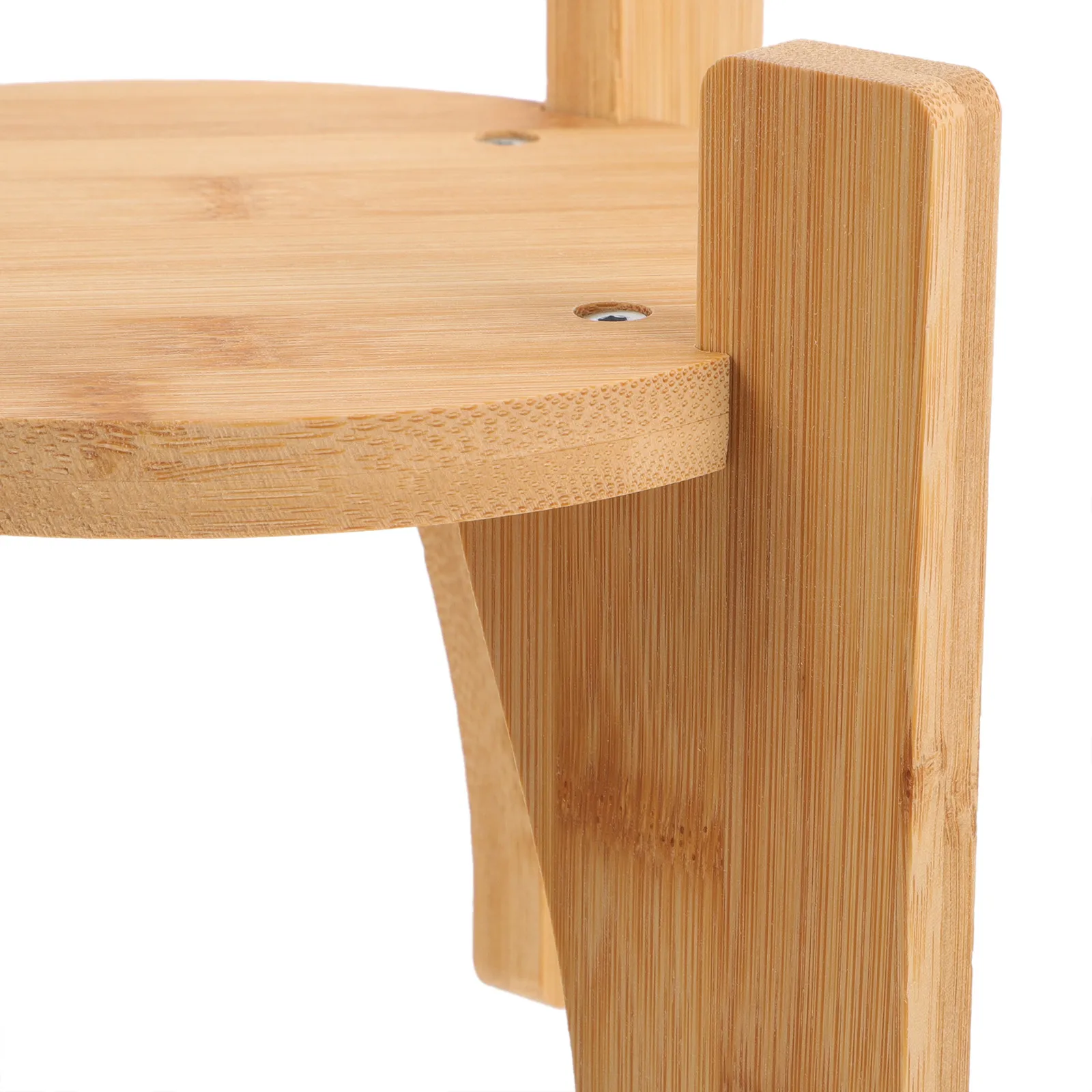 

Wooden Base Stand Dispenser Display Beverage Vase Only Pitcher Holder Water Bracket Jar