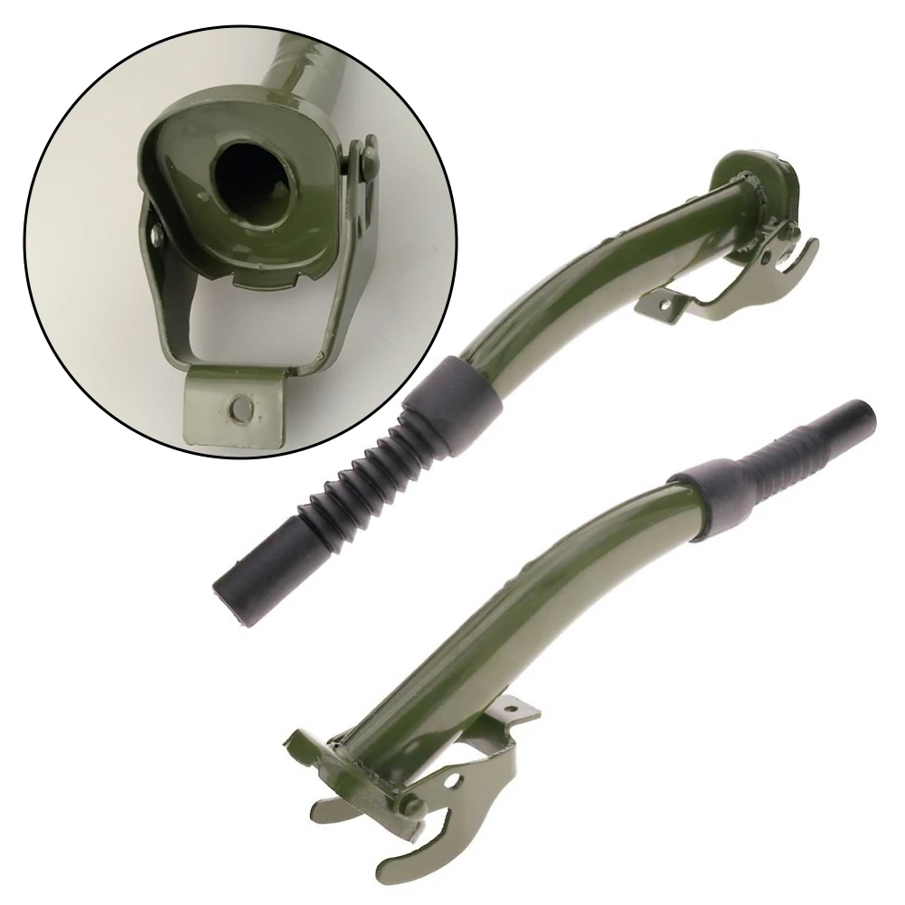 Image 3: 1 pièce Bec verseur flexible de 26 cm pour bidon de carburant métallique de 20 L avec joint d'étanchéité