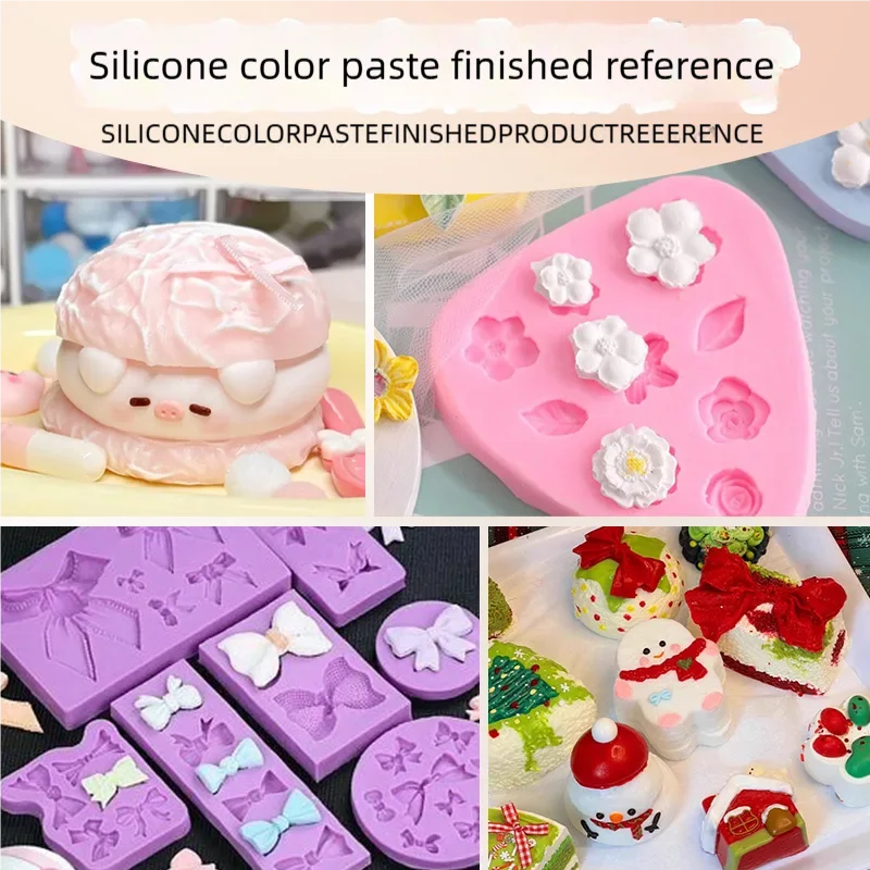 

Knead-and-Play Silicone-Specific Color Paste DIY Knead-and-Play AB Glue Tinting 30 High-Concentration Pigments Toy Coloring