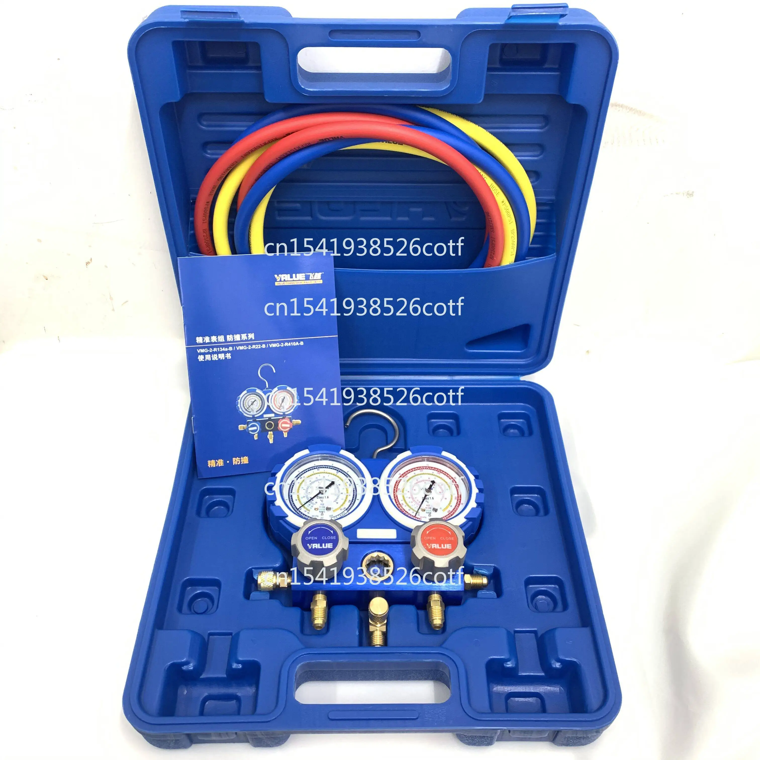 VMG-2-R22-B Air Conditioning Meter R22/134 Refrigerant Snow Pressure Double Liquid Meter