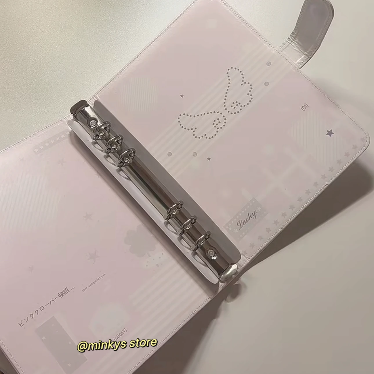 MINKYS PU-Leder Engelsflügel Niedlicher A5 Kpop Fotokarten-Sammelordner Idol-Fotokarten-Buch Idol-Aufbewahrungsalbum Schreibwaren – Detail 8