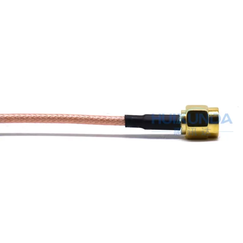 Silver-Plated SMA Male to SMA Male RG316 Cable Adapter Right Angle Cable SMA-J/SMA-JW Turning Cable for Electronics