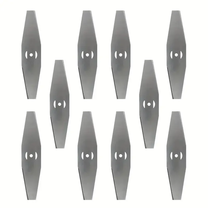 10Pcs Metal Grass String Trimmer Head Replacement Saw Blades Lawn Mower Fittings Parts Home Garden Power Tools Replacement