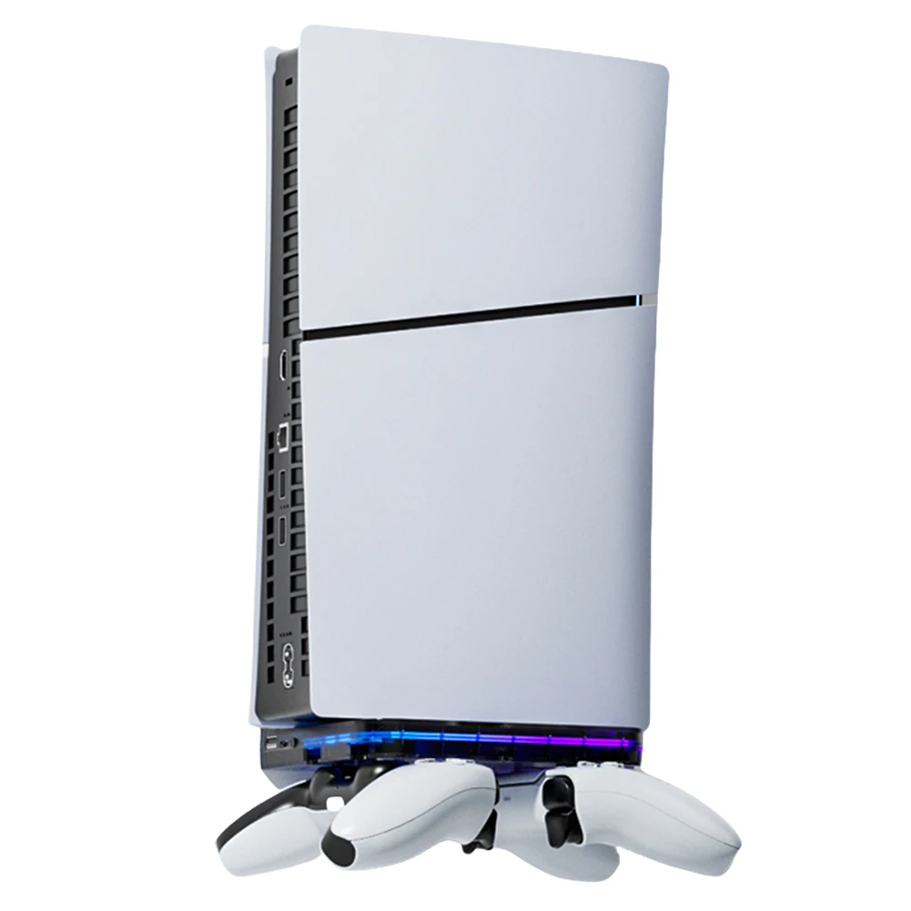 

Wall Mount Host Universal Wall Bracket Controller Rack Stand Holder RGB Console Dock Bracket for PS5 Pro/PS5 Slim/PS5 Console