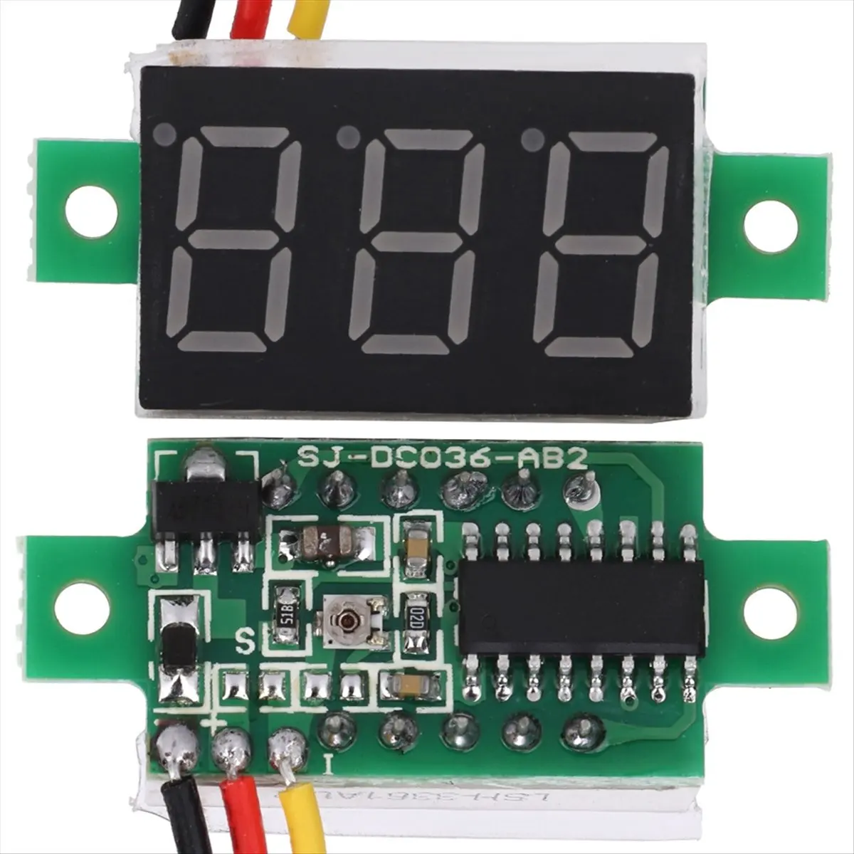 【~ New A65I】Safe Digital Voltmeter Digital Voltmeter Measure DC Voltage Industry Factory for Measure Voltage