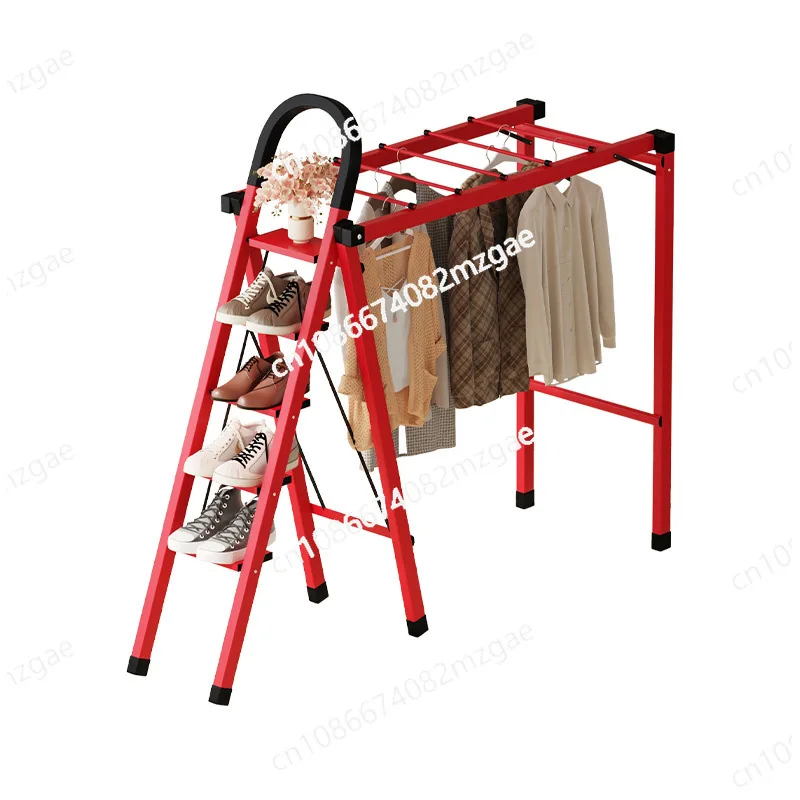 

Бытовая лестница, складная многофункциональная лестница, внутренняя сушилка в елочку, лестница двойного назначения, телескопическая складная утолщенная