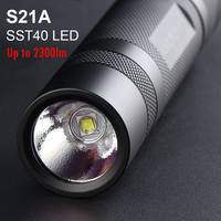 Convoy S21A Luminus SST40 2300 Lumens Led Mini EDC 21700 Flashlight High Powerful Camping Fishing Work Lamp Torch Lights Lantern