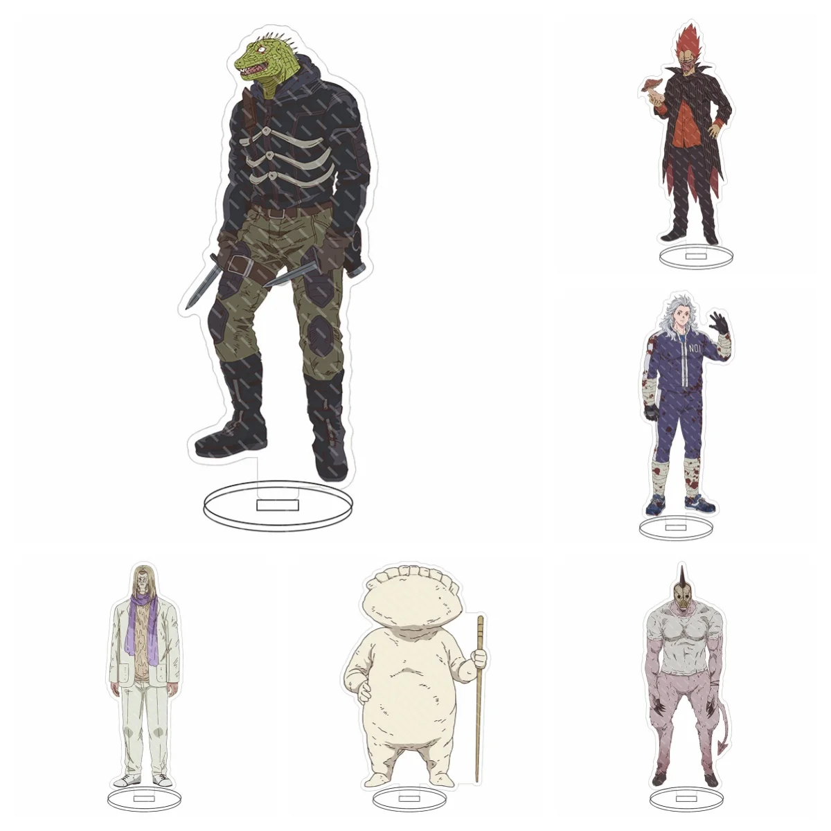 15cm Dorohedoro Stand Acrylic Figure Nikaido Caiman Model Plate Standing Sign Cosplay Gothic Horror Personality Decor