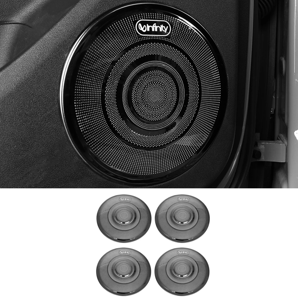 Fof 2021-2025 Tank 300 إطار مكبر صوت لباب السيارة زخرفة زخرفية، غطاء غبار للحماية الداخلية الخاصة للمركبة