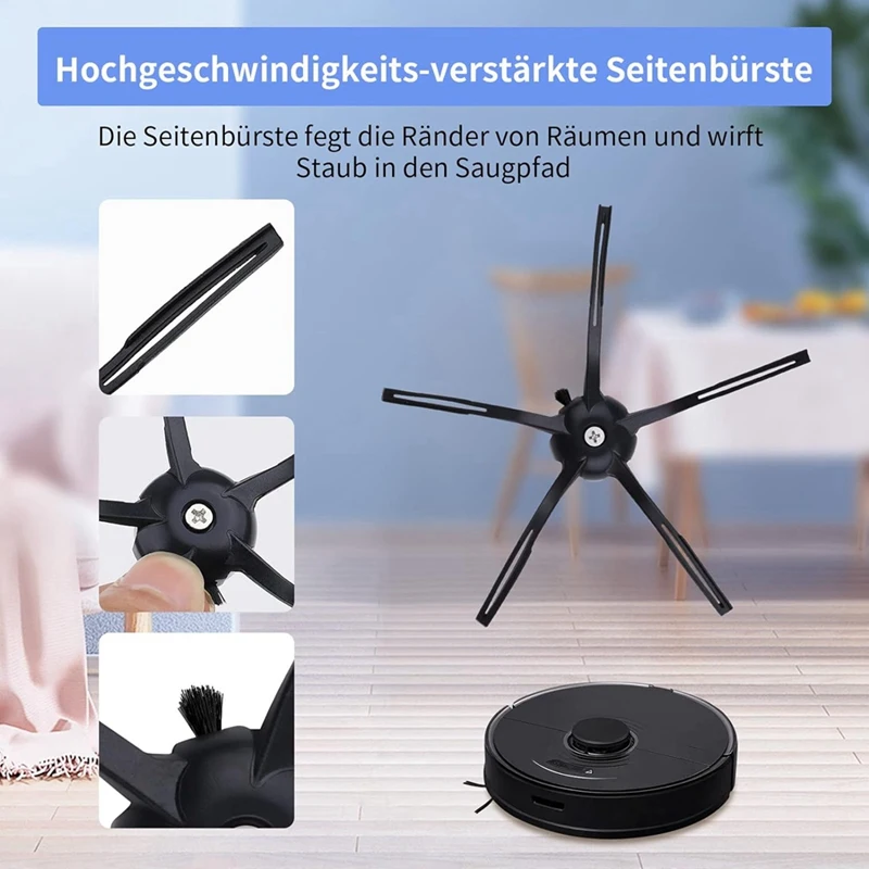 

Аксессуары для S7 MaxV Ultra/S7 Pro Ultra, запасные части, основная боковая щетка, фильтр, швабра, мешок для пыли