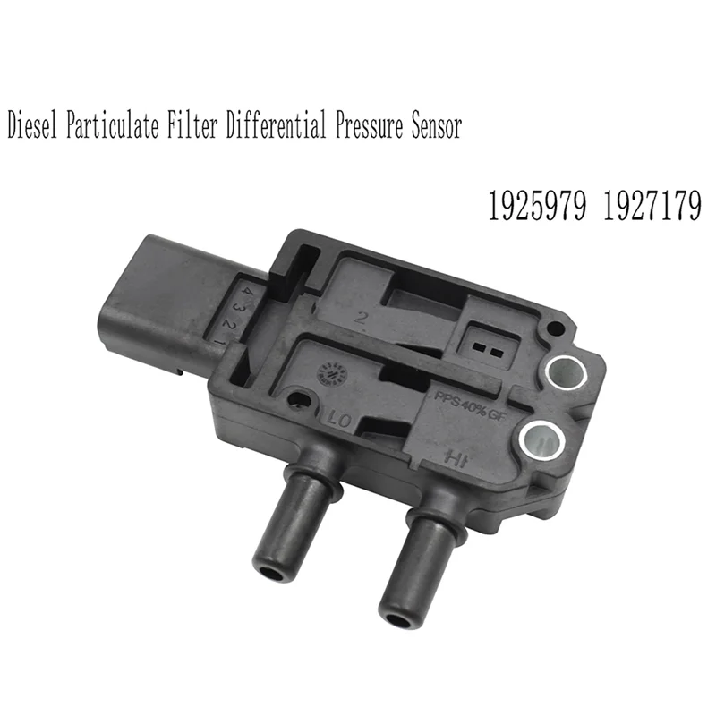 2x 1925979 sensor de pressão diferencial de filtro de partículas diesel para cummins daf xf euro6 106 1927179