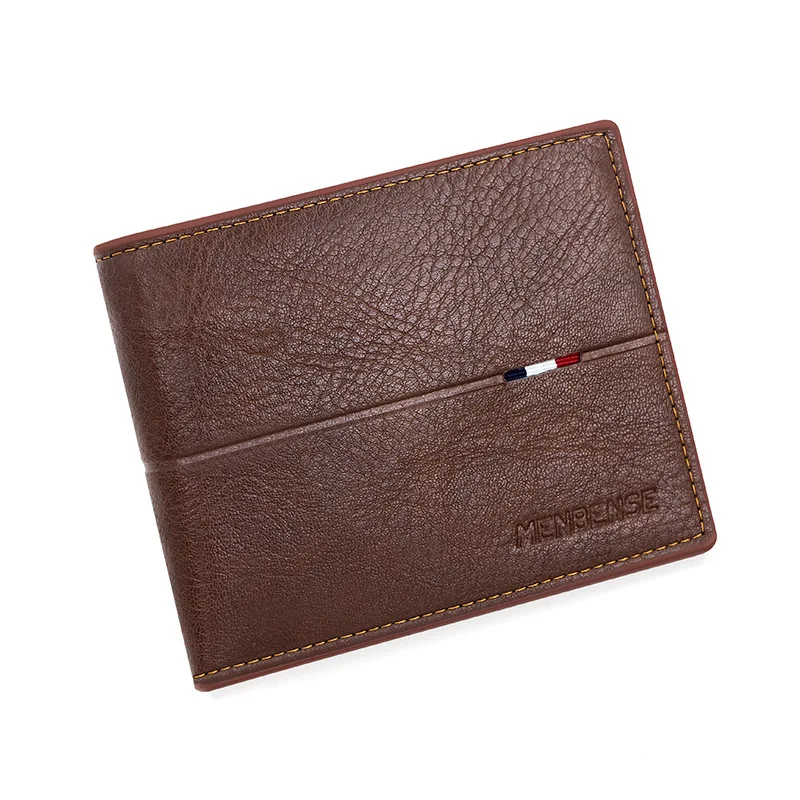 

New Simple Short Men Wallets Card Holder High Quality Zipper Male Purse Slim Coin Pocket Photo Holder Men's Wallet Money Clips
