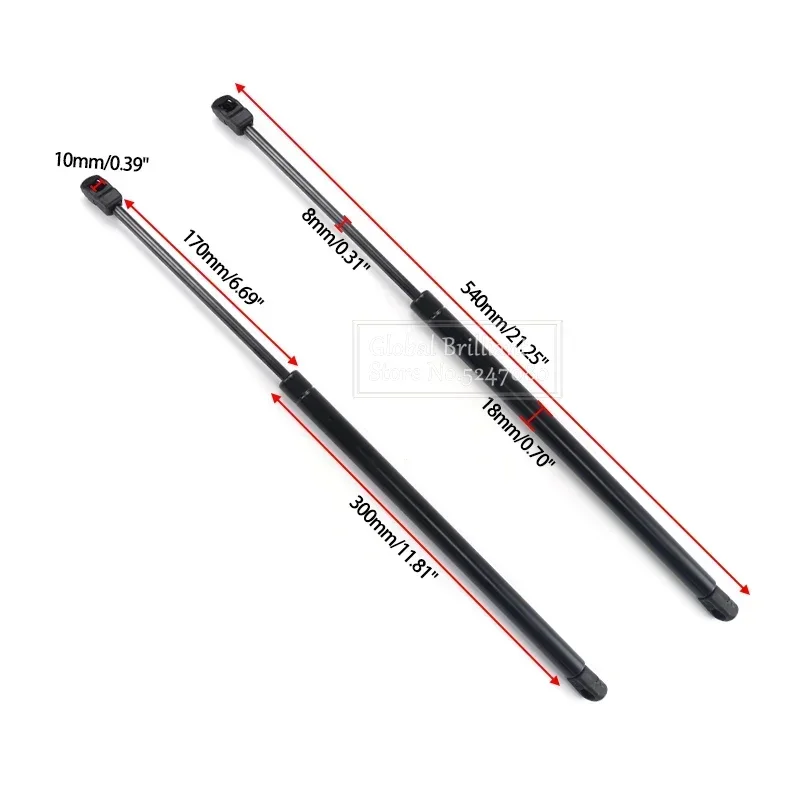 2x Rear Trunk Tailgate Boot Gas Spring Shock Lift Strut Struts Support Bar Rod For Hyundai Tucson 2005 2006 2007 2008 2009-2012