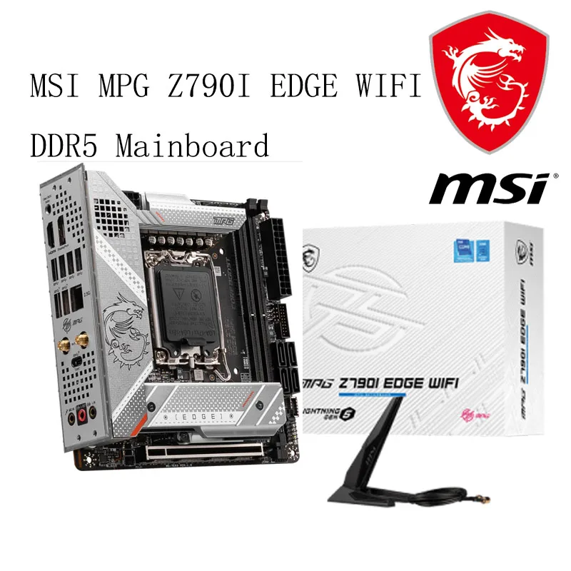 MSI Mainboard MPG Z790I EDGE WIFI DDR5 Mainboard Motherboard Supports CPU 14700KF/ 14700K/14900K(Intel Z790/LGA 1700)