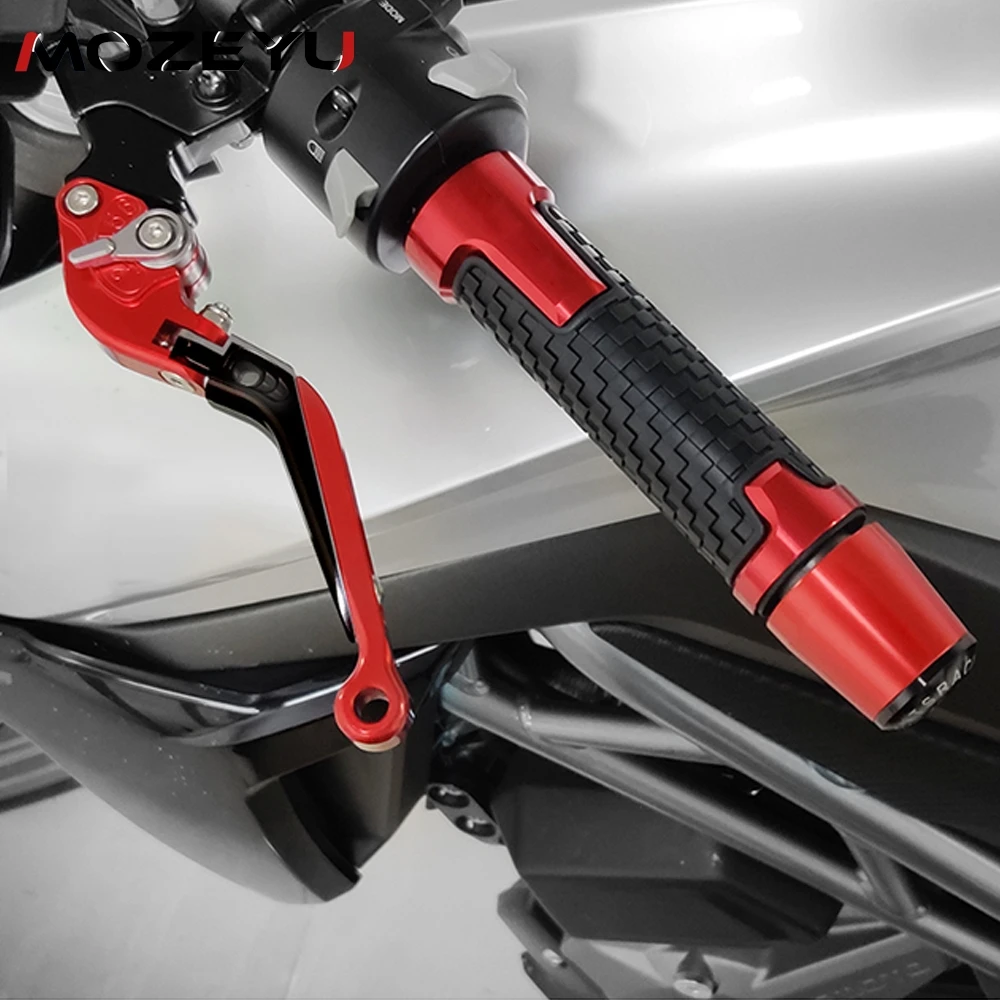 Motorcycle Accessories Handgrips Extendable Brake Clutch Levers Handlebar Grips Ends For YAMAHA XT600E XT 600E 600 E 1990-2006