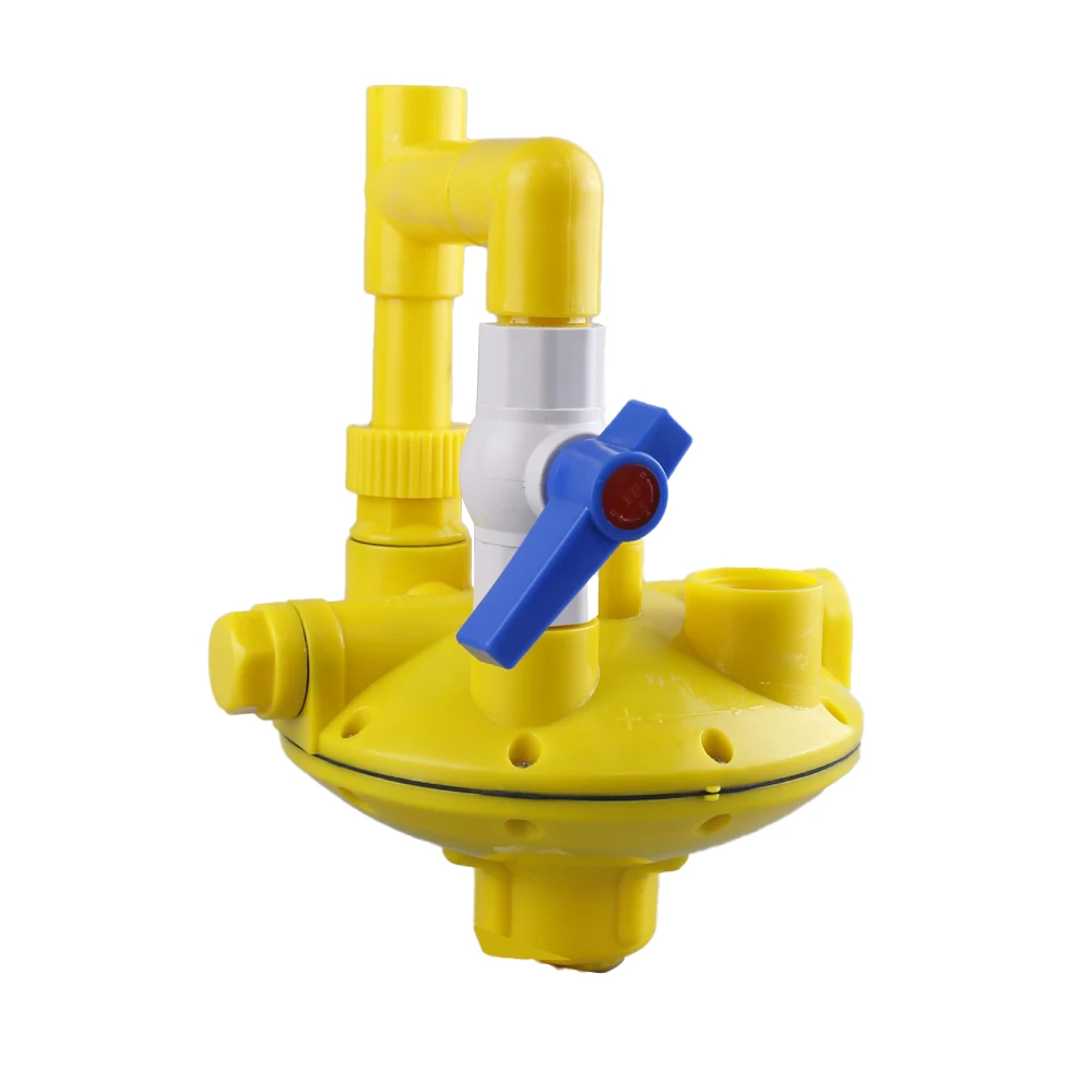Poultry House Feeding Drinker Water Pressure Regulator Waterline Decompression