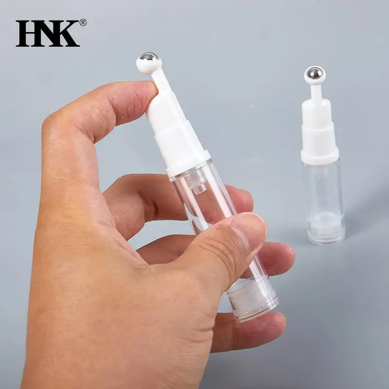 빈 리필 아이 크림 롤러 병, 스틸 볼 세럼 로션 에센셜 오일 화장품 보관 용기, 5 ml, 10ml