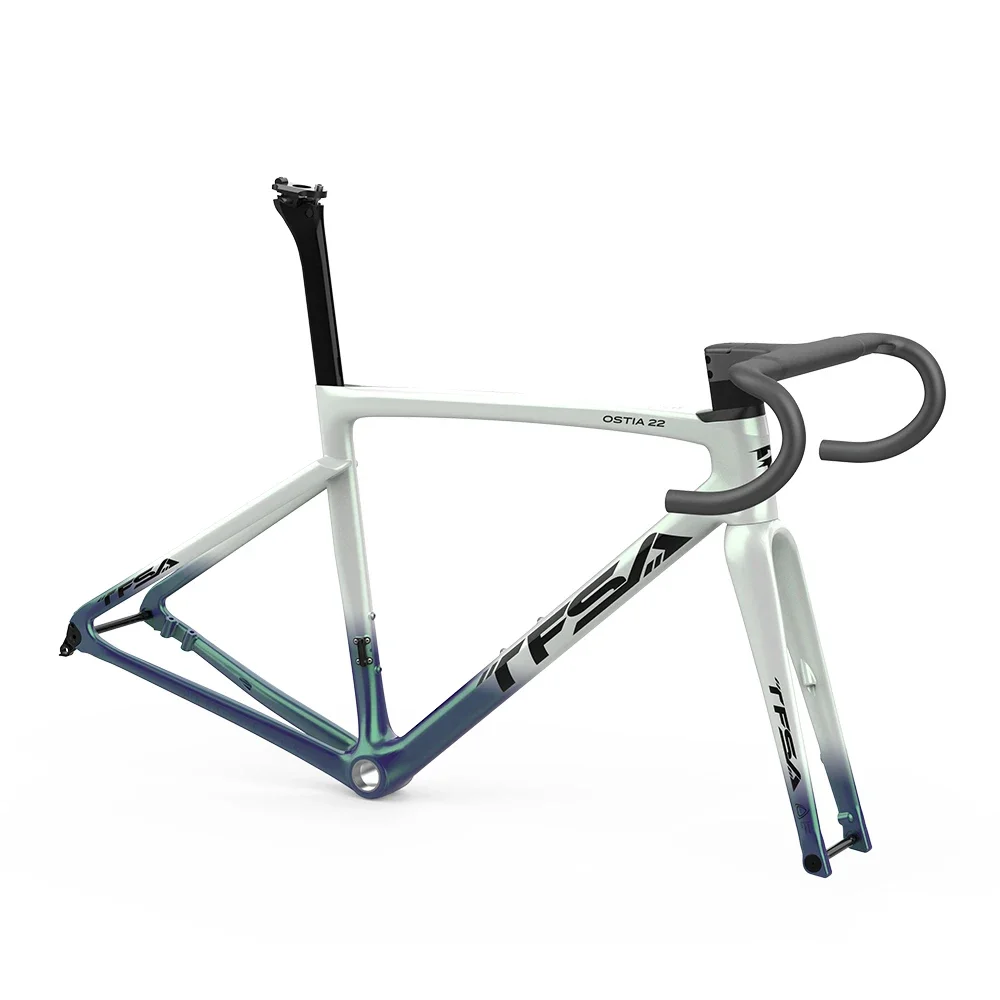 JH-33 China Carbon Fiber Frame Road bike Frameset BSA-68 Internal Routing Bicycle Frame