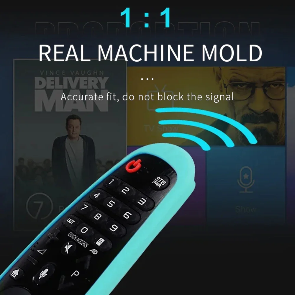 Magic Remote Control Cover Silicone Protective Case For LG AN-MR600 MR650 MR18BA MR19BA MR20GA Smart OLED TV