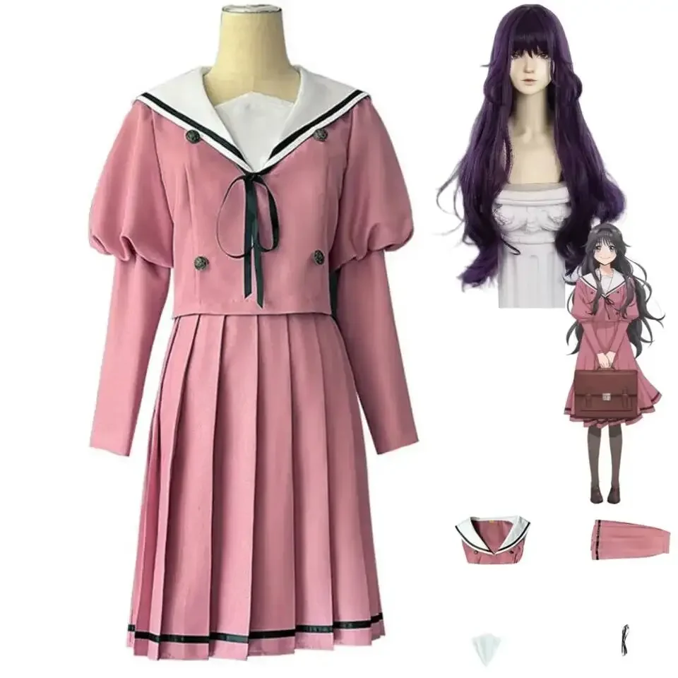 Costume de cosplay Anime The Fragrant Flower Blooms With Dignity, uniforme scolaire, perruque femme sexy Kawaii, loisirs 2026