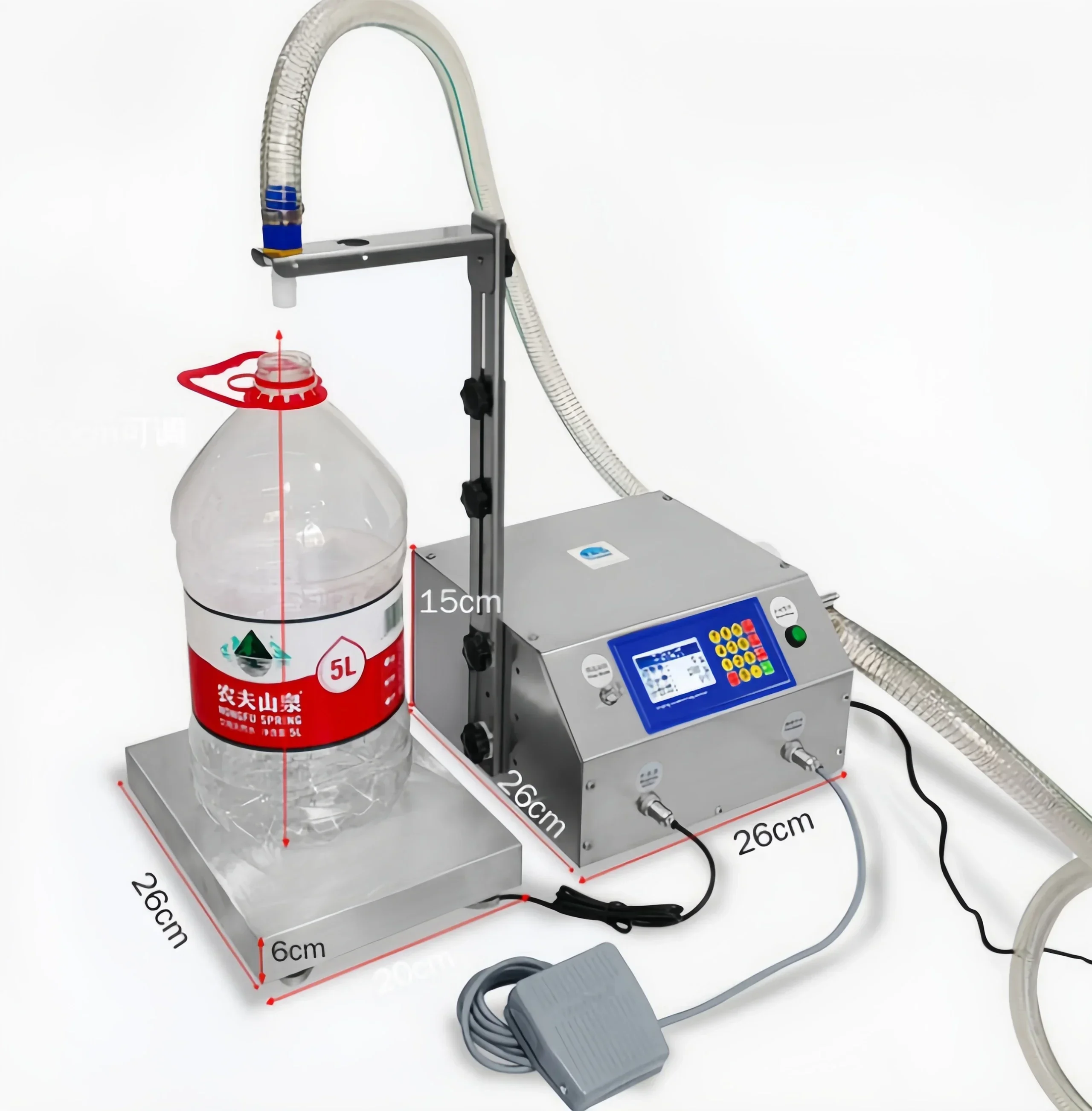 

TES-L36 Fully automatic liquid filling machine weighing quantitative laundry detergent liquid detergent filling machine