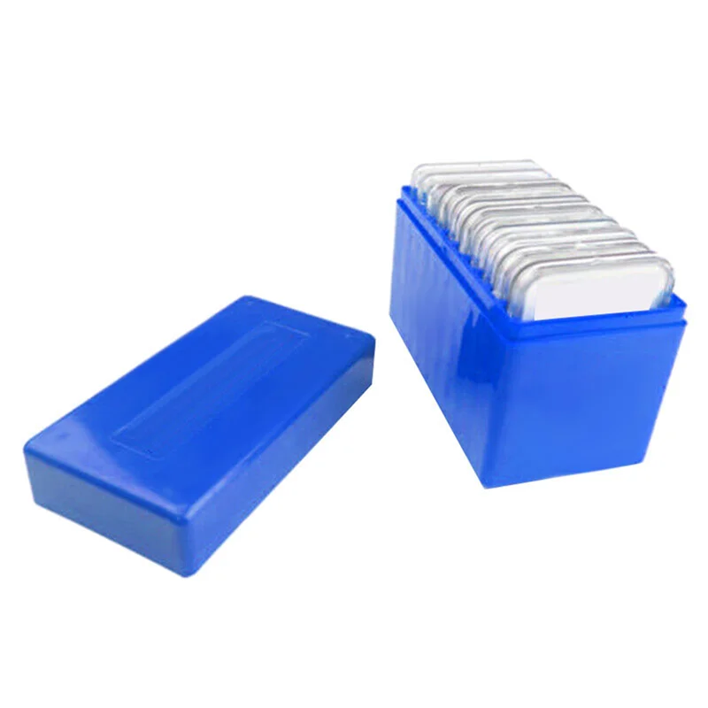 ABFU-6X Square Plastic 10 Coin Capacity Holder Slab Storage Box Case Fit For PCCB NGC PCGS