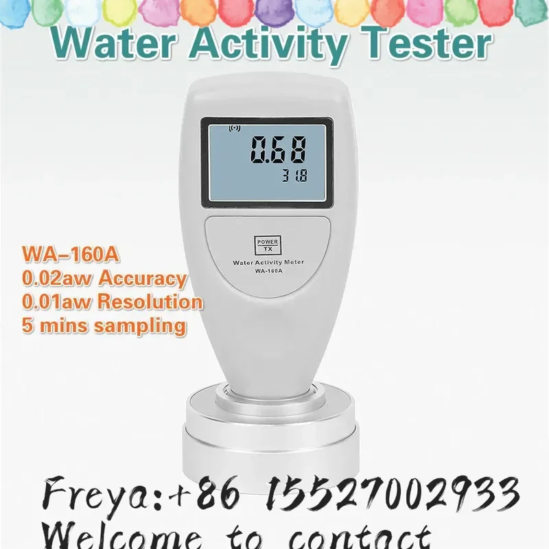 Handheld Water Activity Meter WA-160A with USB Data Cable and Software to Measure the Water Activity of Food