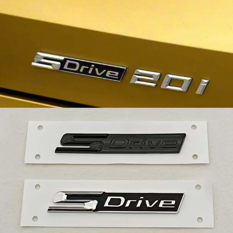 

3D ABS Car Styling Logo SDrive Badge Sticker Rear Trunk Fender Side Emblem For S Drive 3 5 Series X3 X5 X6 X7 M3 M5 E46 E90 E83