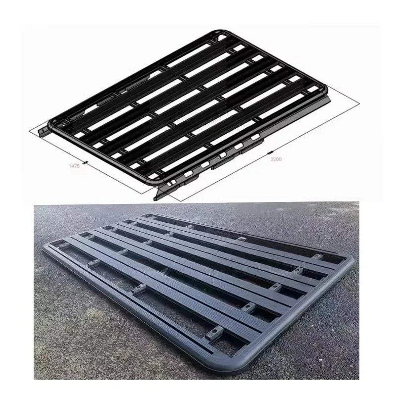 4x4 Off-road Aluminum Roof Rack for Land Cruiser LC300 FJ300 2022 2023