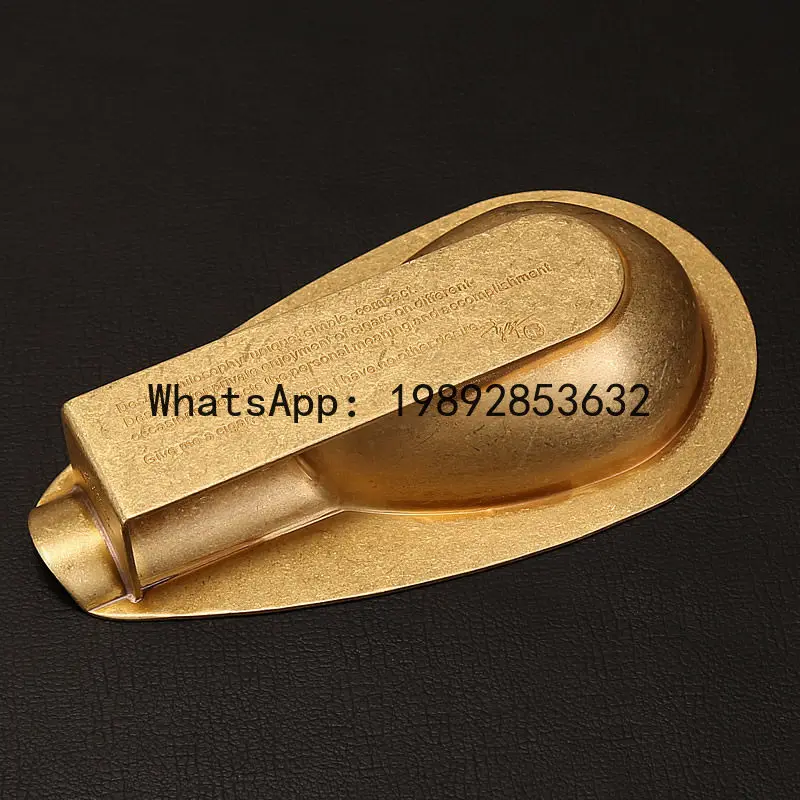 Cigar ashtray little lover pure copper retro ashtray practical living room table decoration