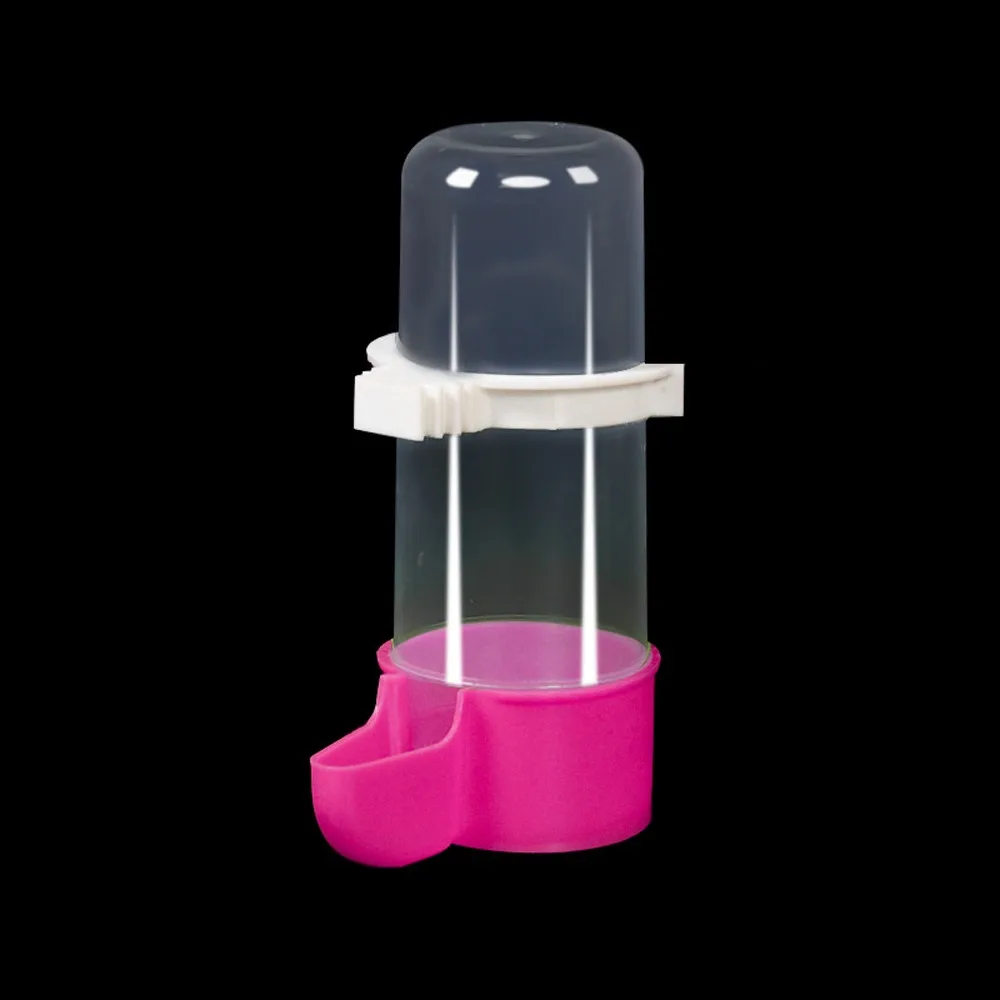 240ML Capacity Automatic Bird Feeder Leak-Proof Plastic Cage Hanging Feeder Detachable Base Hummingbird Feeder