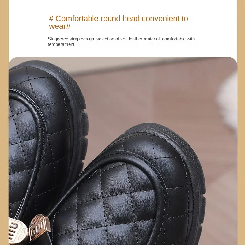 أحذية نسائية مسطحة غير قابلة للانزلاق كاجوال ناعمة وخفيفة الوزن بدون كعب سميكة ومريحة ودافئة لفصل الشتاء #4