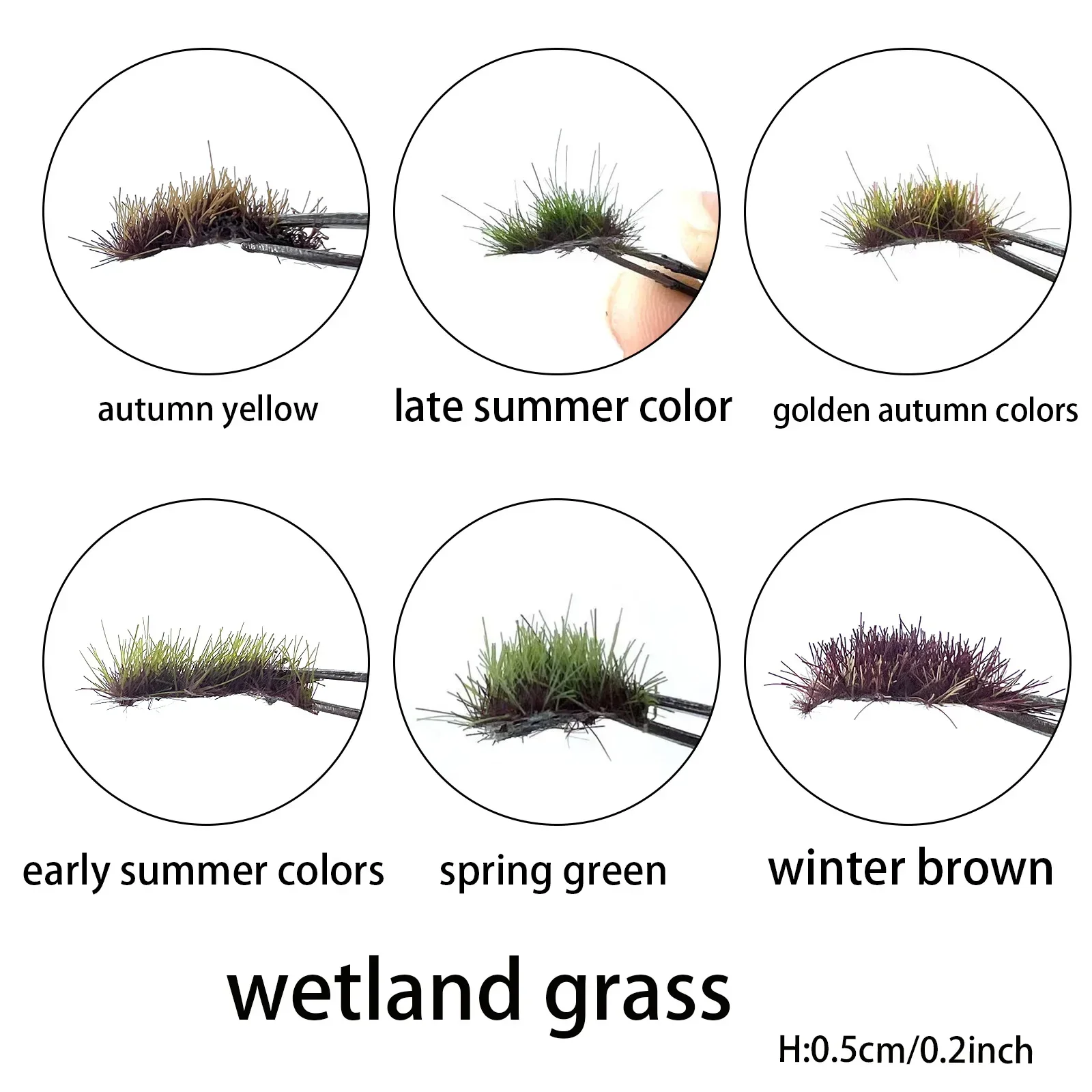 

5 мм модель кластера травы Wetland пейзаж песочный стол украшение ручной работы DIY материал для газона