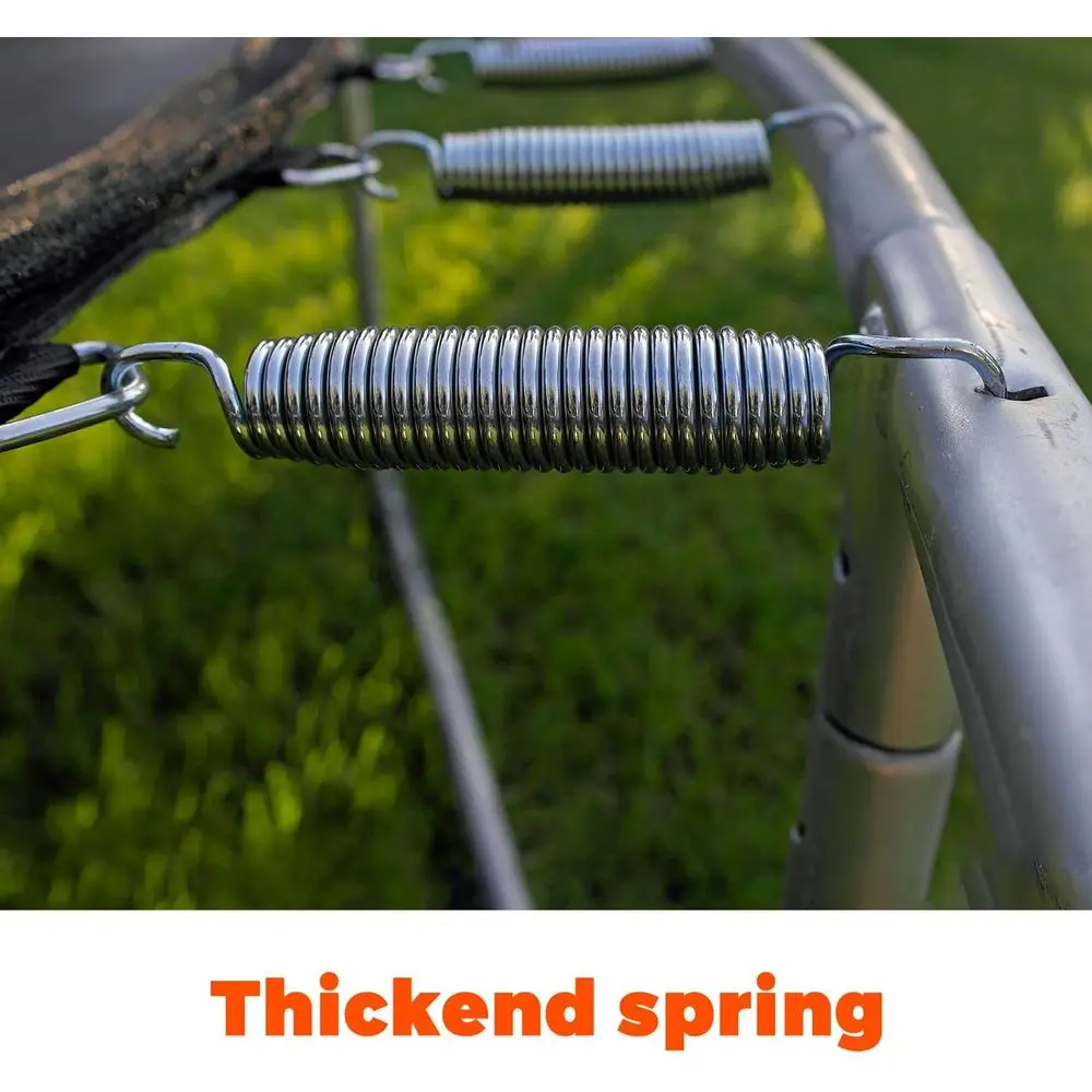 72 قطعة من نوابض الترامبولين 5.5 بوصة، مزودة بخطاف تركيب زنبركي على شكل حرف T، نوابض ترامبولين بديلة #6