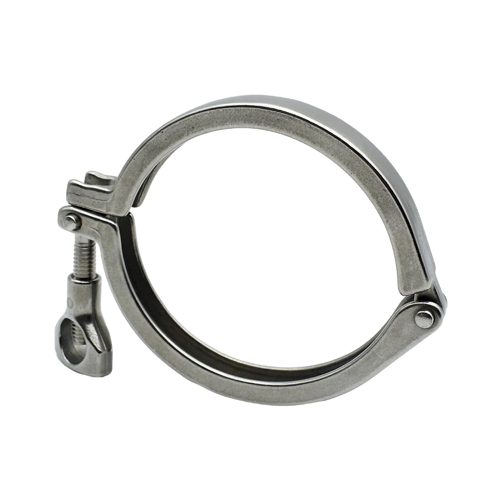 Tri Clamp Clover 304 Stainless Steel Sanitary Quick to Connect Self-made Pipe Fittings  130/145/155/168/183