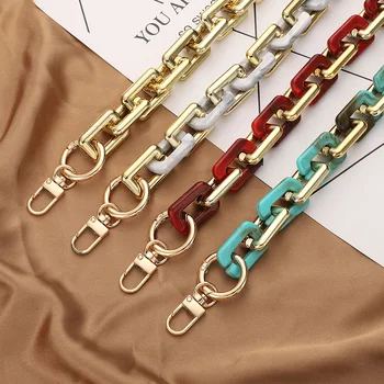 Acrylic Chain 30/40/60/80/100/120cm Length Wallet Decoration Hardware Accessories Embedded Handle Fashion New Bag Acrylic Chain