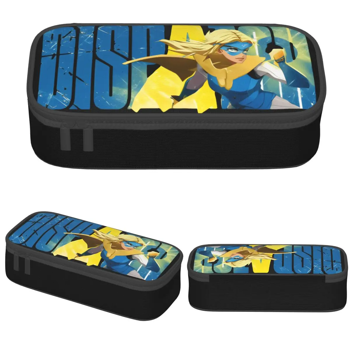 حقيبة أقلام إرسال Game Sonar Echo Rapid Shift ذات سعة كبيرة للمكتب والكلية والمدرسة وحقيبة مكياج للنساء