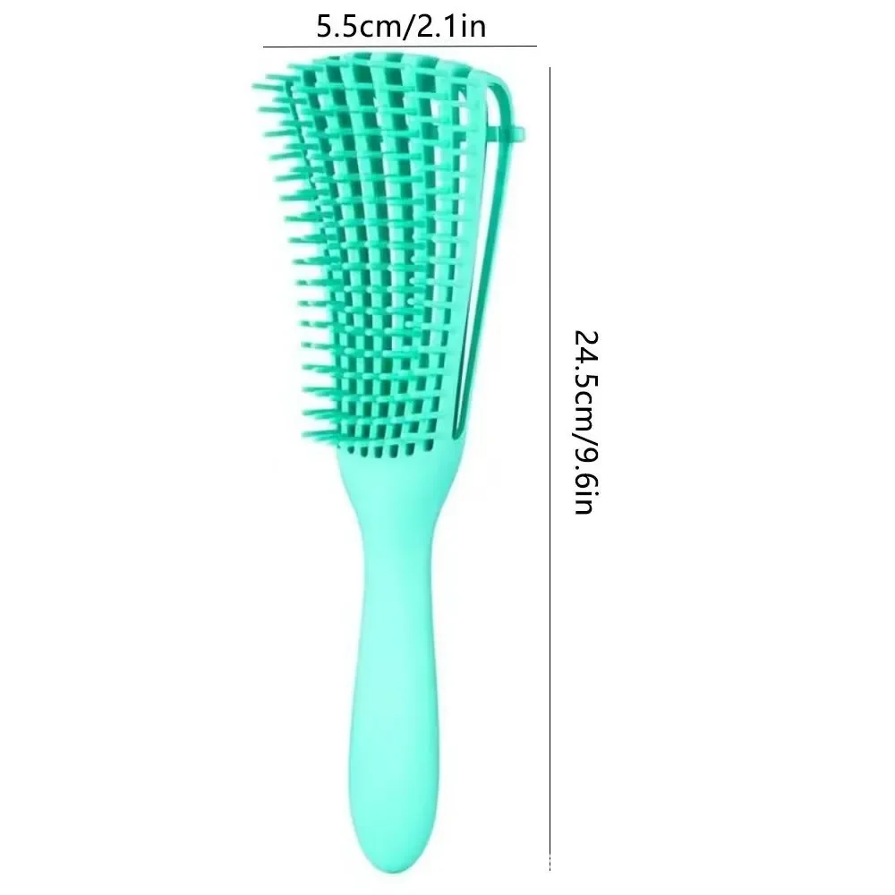 1pc pettine da massaggio a otto artigli colore casuale facile non groviglio liscio quotidiano cura dei capelli strumento per lo styling anti-groviglio per le donne