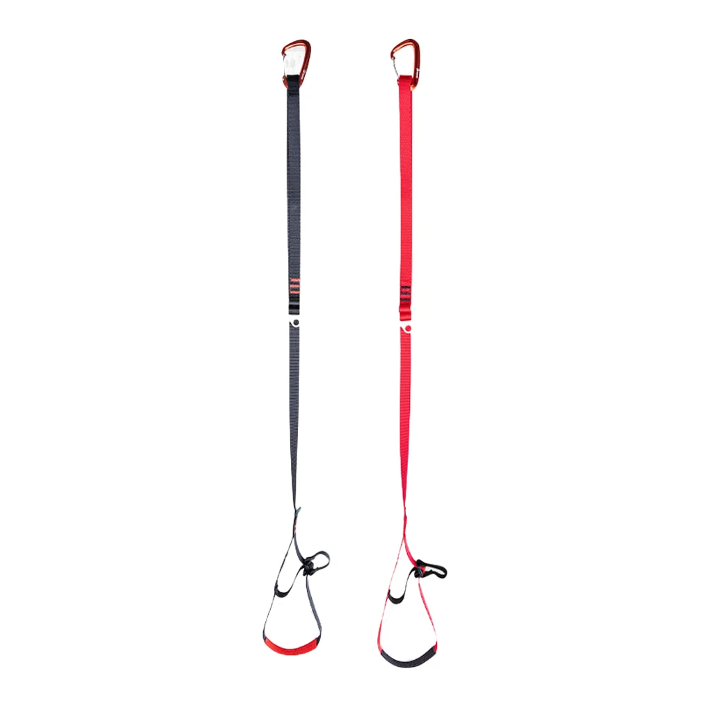 Rock Climbing Foot Loop Ascending Equipment Mountaineering Tools Red