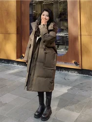 Parkas a cuadros de café para mujer, prendas de vestir Retro a prueba de viento, sueltas, informales, con cremallera, dulces, para estudiantes, vacaciones, más nuevas y elegantes, Invierno