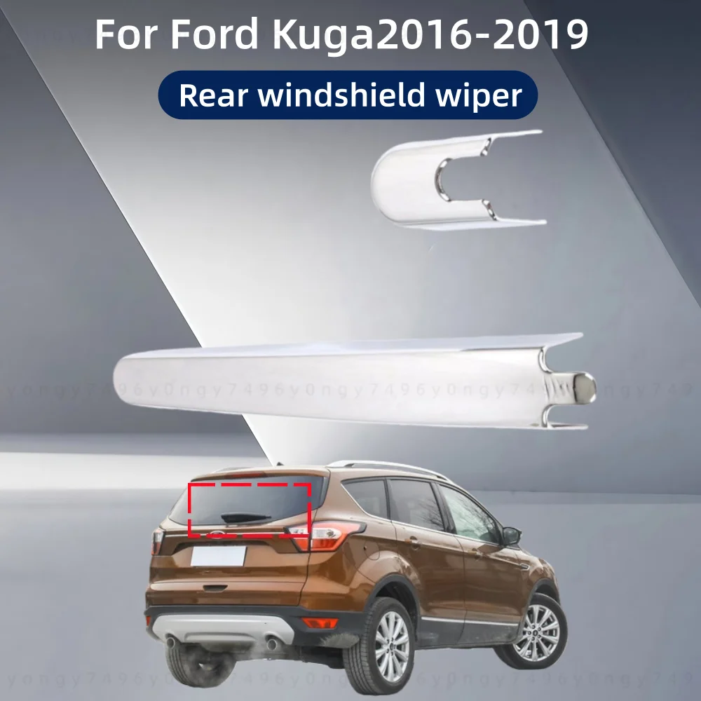 Car Upgrade Stickers Styling Accessories Rear windshield wiper Trim Paste Style For Ford Kuga 2016 2017 2018 2019 Decoration