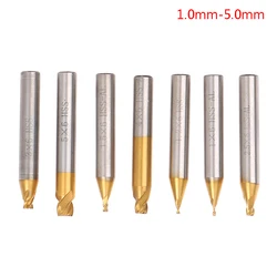 Long 6mm Dia 1.0-5.0 Shank Ti-Coated HSS Vertical Key Machine Cutters Door Car Key Cutter Machine Part Key Maker Locksmith Tools