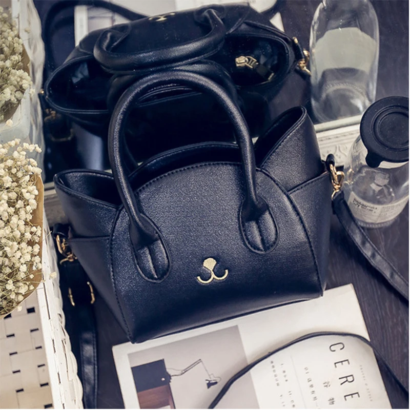 2023 New Cat Wing Bag Women'S Handbag Moon Bag Korean Fashion 20Th Anniversary Cat Ear Female Shoulder Bag Cross-Border Portable