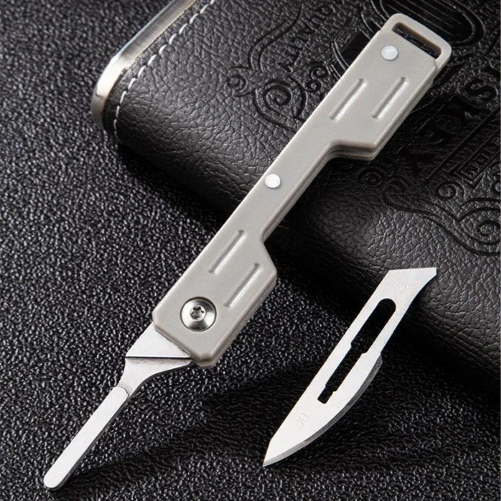 Outdoors Mini Performance Folding Machinery Cost Scalpel Medical Folding Knife EDC Outdoor Unpacking Pocket Knife