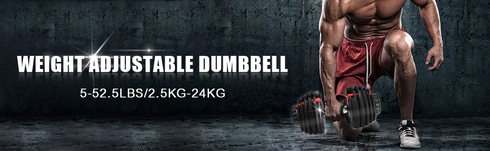 Verstellbare Hantel | Sihao Verstellbare Hantel 24/40 KG 52,5/90 LBS Fitnessgerät für Armtraining, Verstellbare Hantel mit Kostenlosem Versand – Detail 2